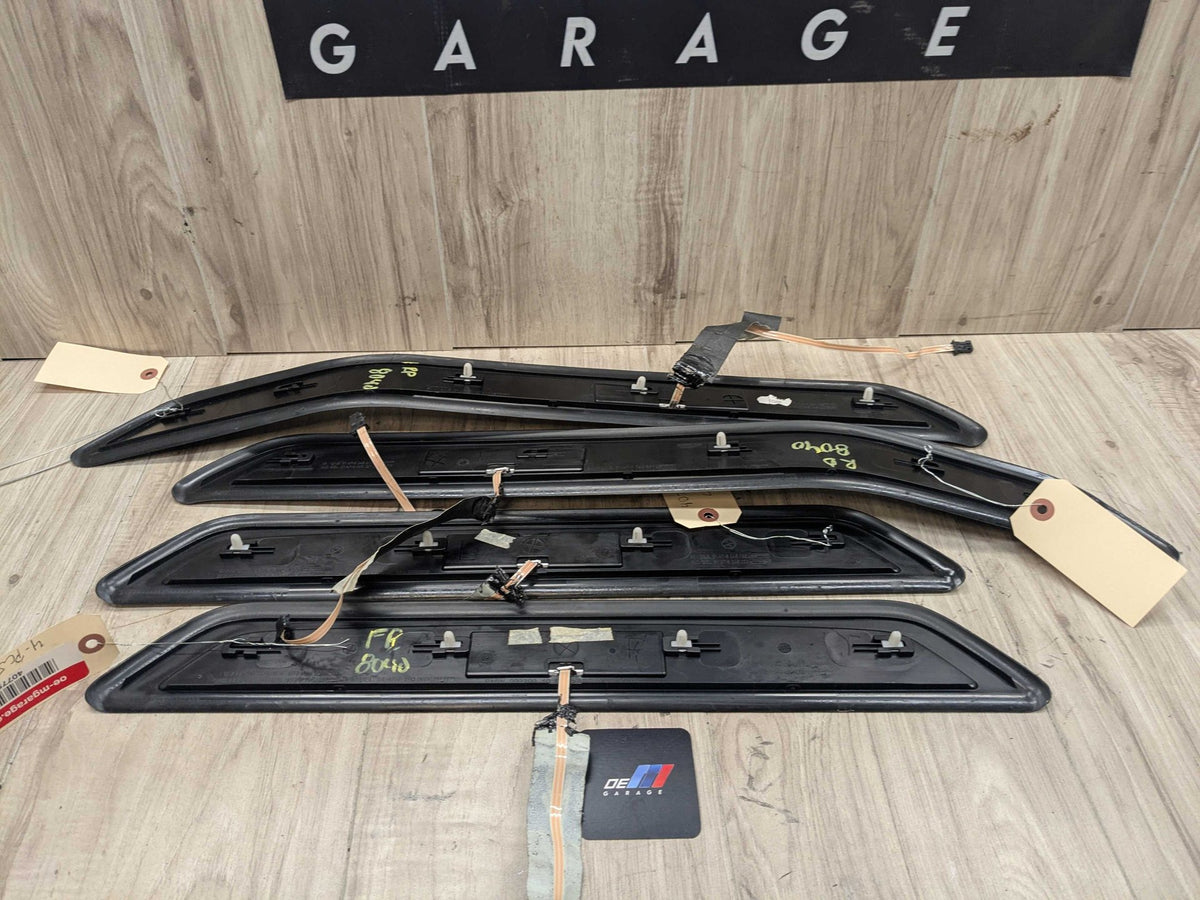 *OEM BMW F02 740 750 760 ALPINA B7 Front Rear Left Right Illuminated Door Sills