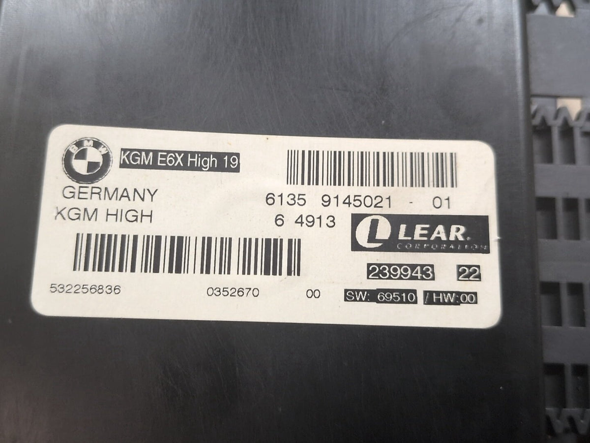 2004-2010 BMW M6 E64 Gateway Module 9145021 OEM