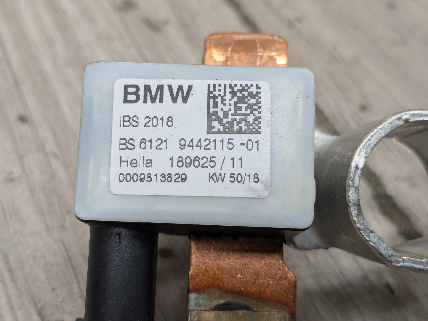 2019 BMW 330i G20 Battery Negative IBS Wire Cable 9442115 OEM BMW G05 G06 G07 G20 G22 G23 G26 G29 Negative Terminal IBS Sensor Wire Cable