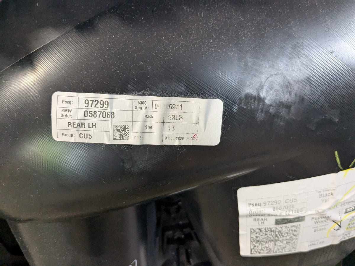 2020 BMW X3 G01- Rear Left Driver Interior Door Panel Card