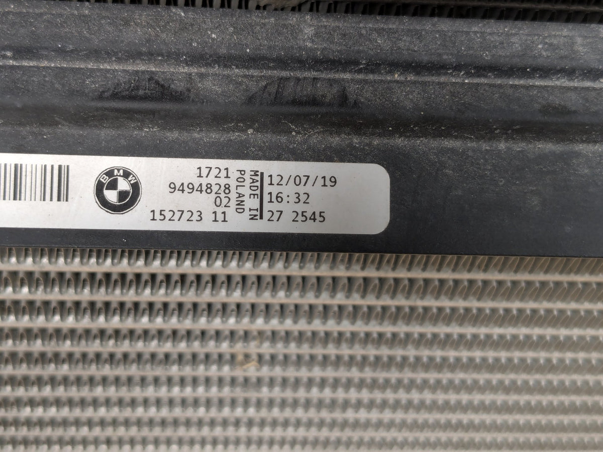 19-26 BMW M440 M340i G20 Radiator Cooling Condenser Fan 850w Shroud Assembly SET