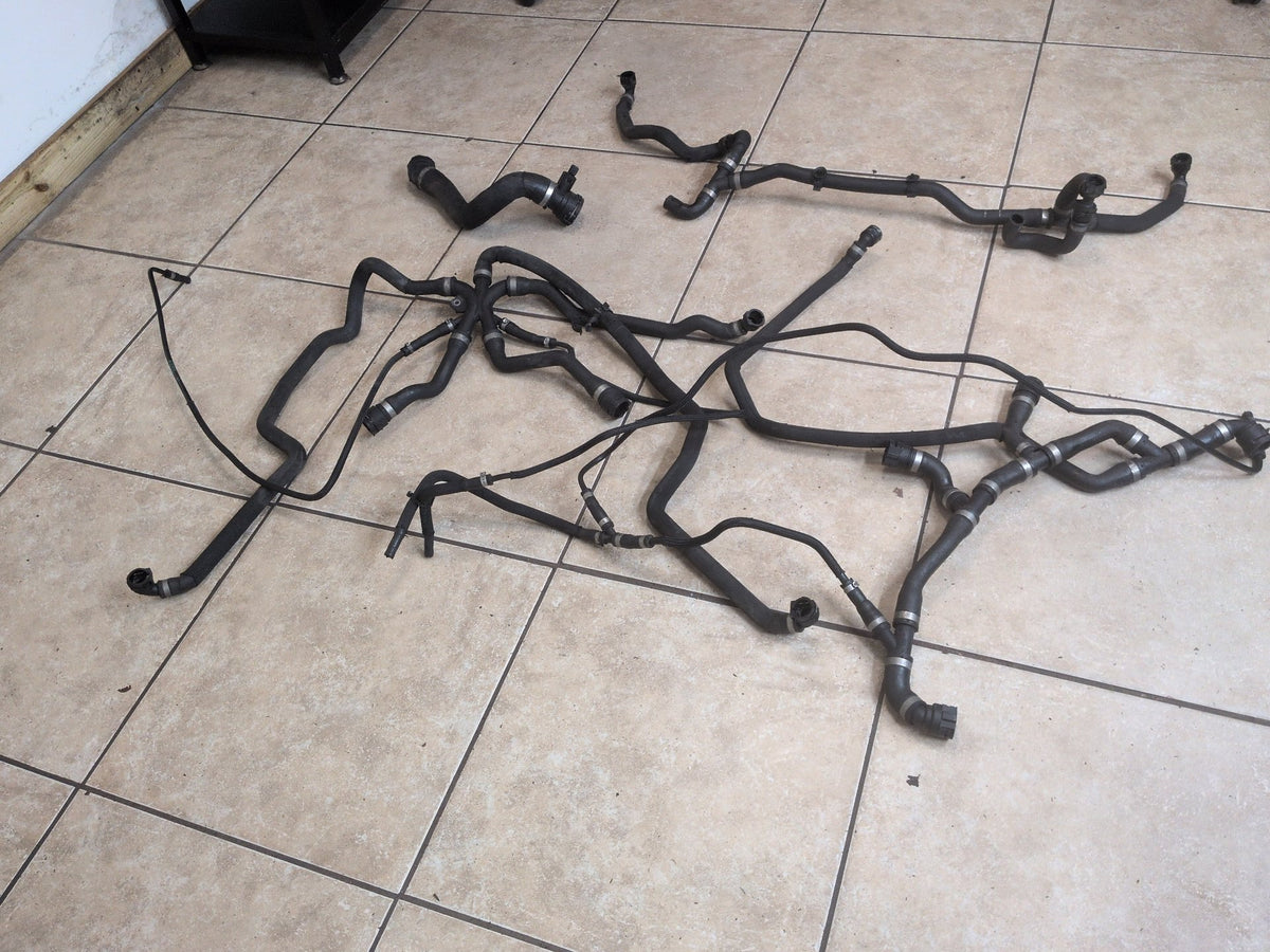 2011-2016 BMW M5 F10 Engine Radiator Cooling Coolant Pipe Hoses SET 8386545 OEM