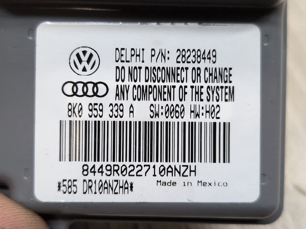 2008-2017 Audi S5 8T Front Right Passenger Seat Module 8K0959339A OEM