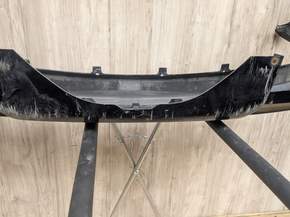DAMAGE 15-18 BMW F85 X5M Rear Bumper Cover w/ Diffuser Assembly Black 416