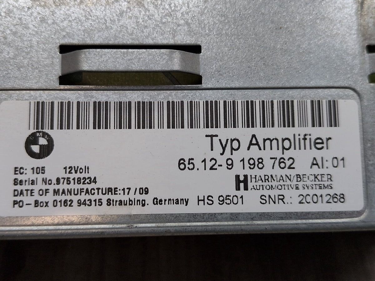 2008-2010 BMW 535i E60 Stereo Audio Amp Amplifier 9198762 OEM