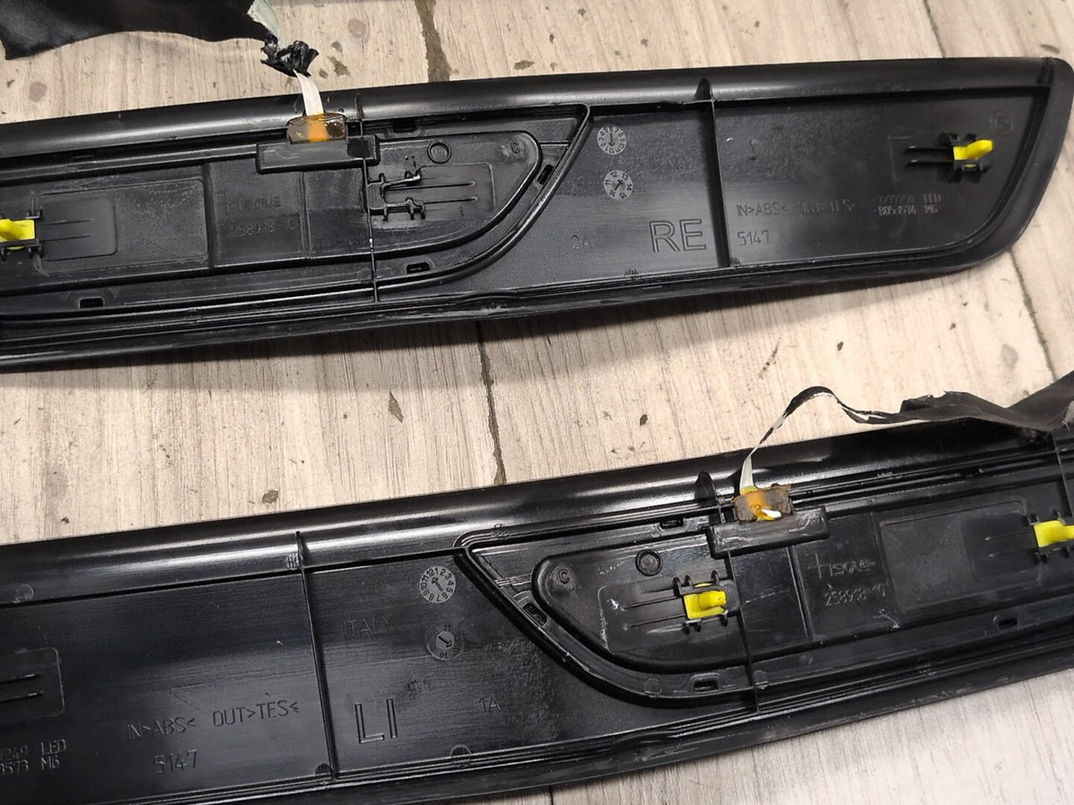 2012-2018 BMW M6 F06 Front Rear Left Right Scuff Plate Door Sill SET 7277249 OEM
