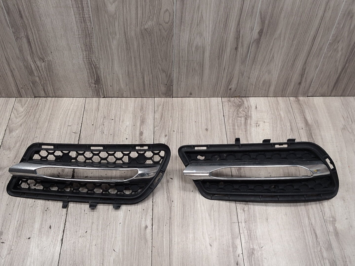 2009-2012 Mercedes E550 W212 Front Bumper Cover Grilles SET A2128851753 OEM