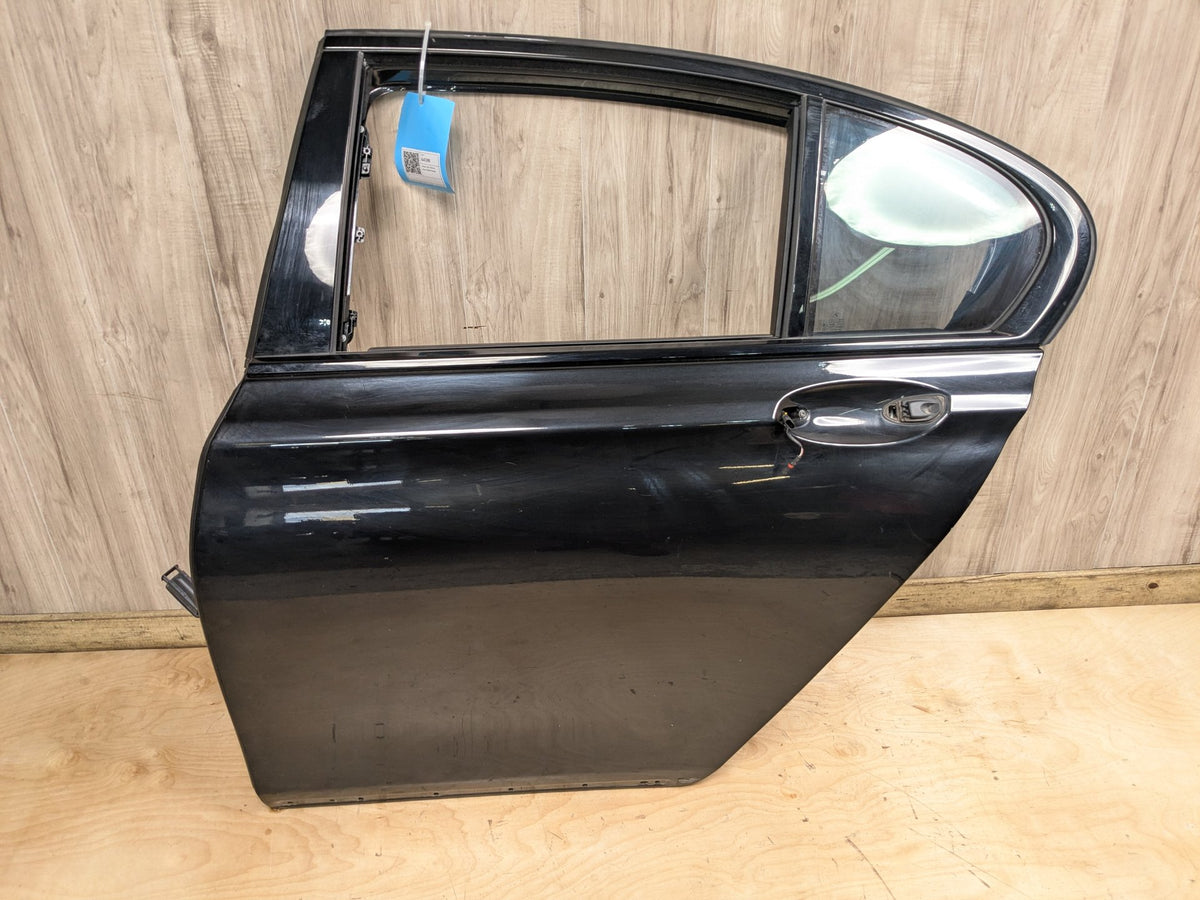 16-19 OEM BMW G11 750i xDrive SWB Rear Left Driver Door Shell Panel Black 475