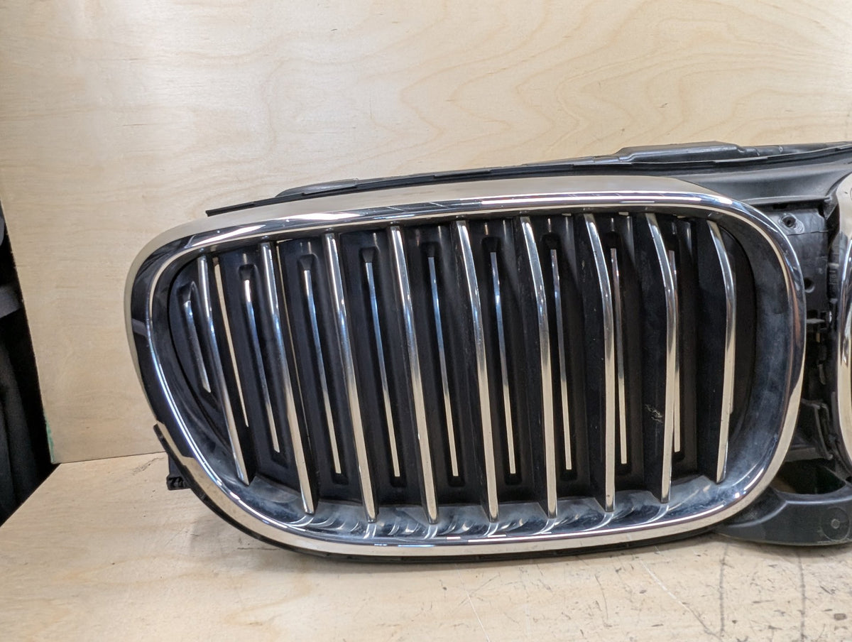 16-19 BMW G12 Front Bumper Radiator Air Flap Shutter w/ Kidney Grilles OEM