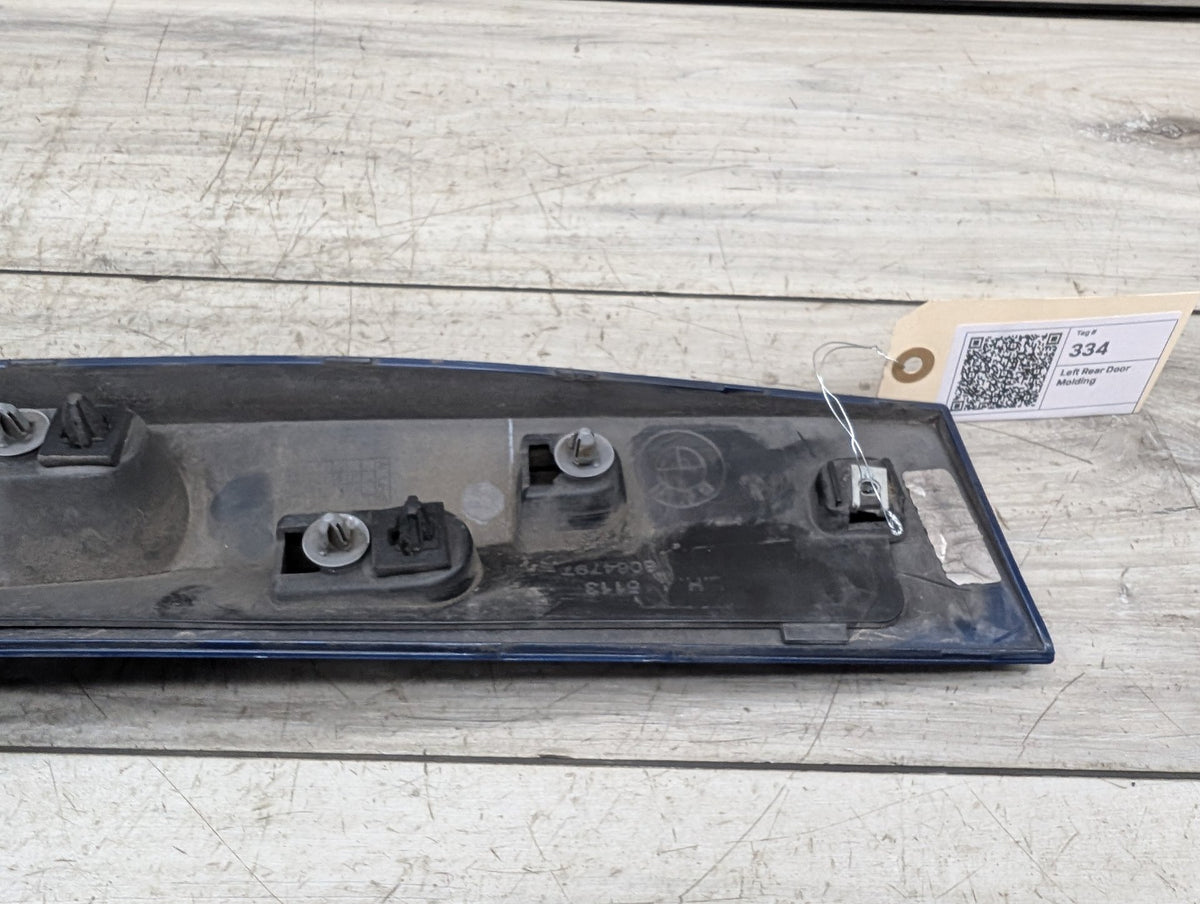 2018-2024 BMW X3 G01 Rear Left Driver Exterior Door Trim Molding 8064797 OEM