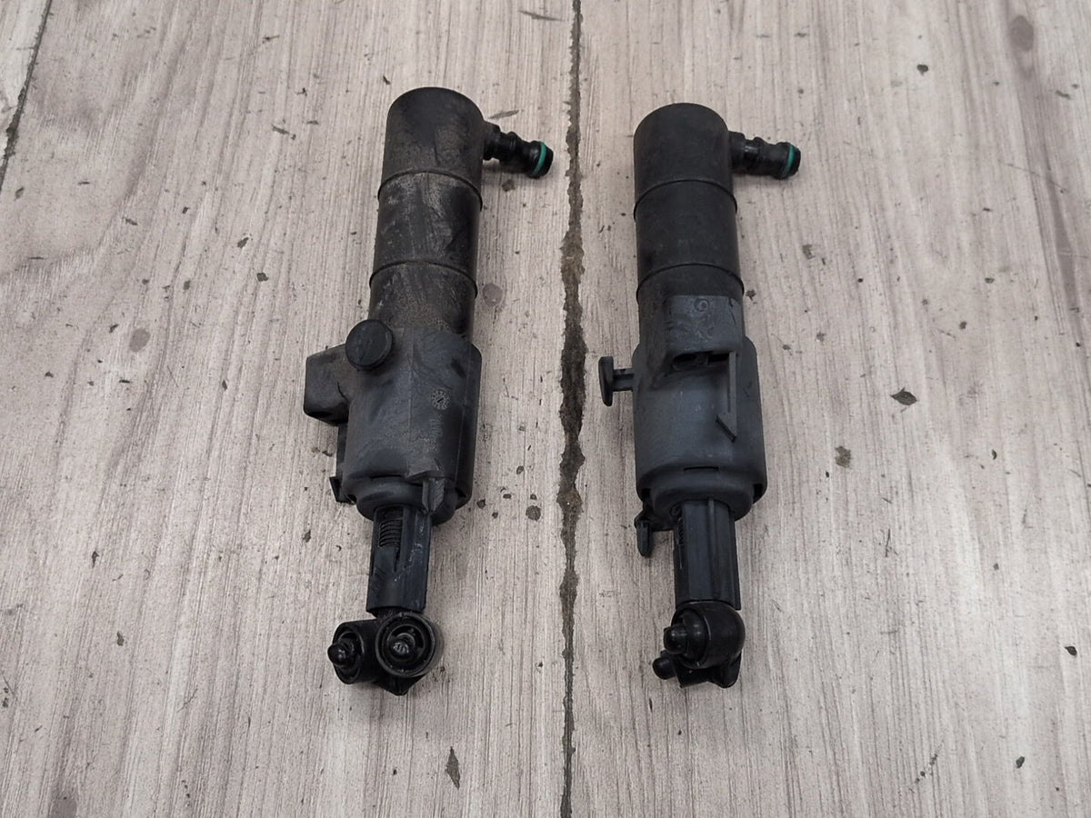 2009-2012 Mercedes E550 W212 Headlight Washer Nozzles Set A2128600147 OEM