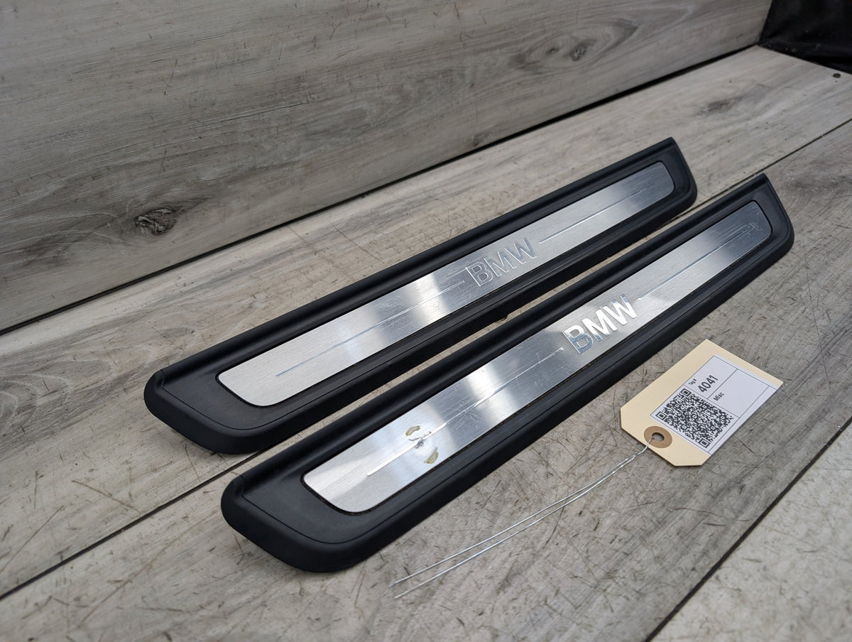 2019-2026 BMW 330i G20 Front Left Right Scuff Plate Door Sill SET 7407377 OEM