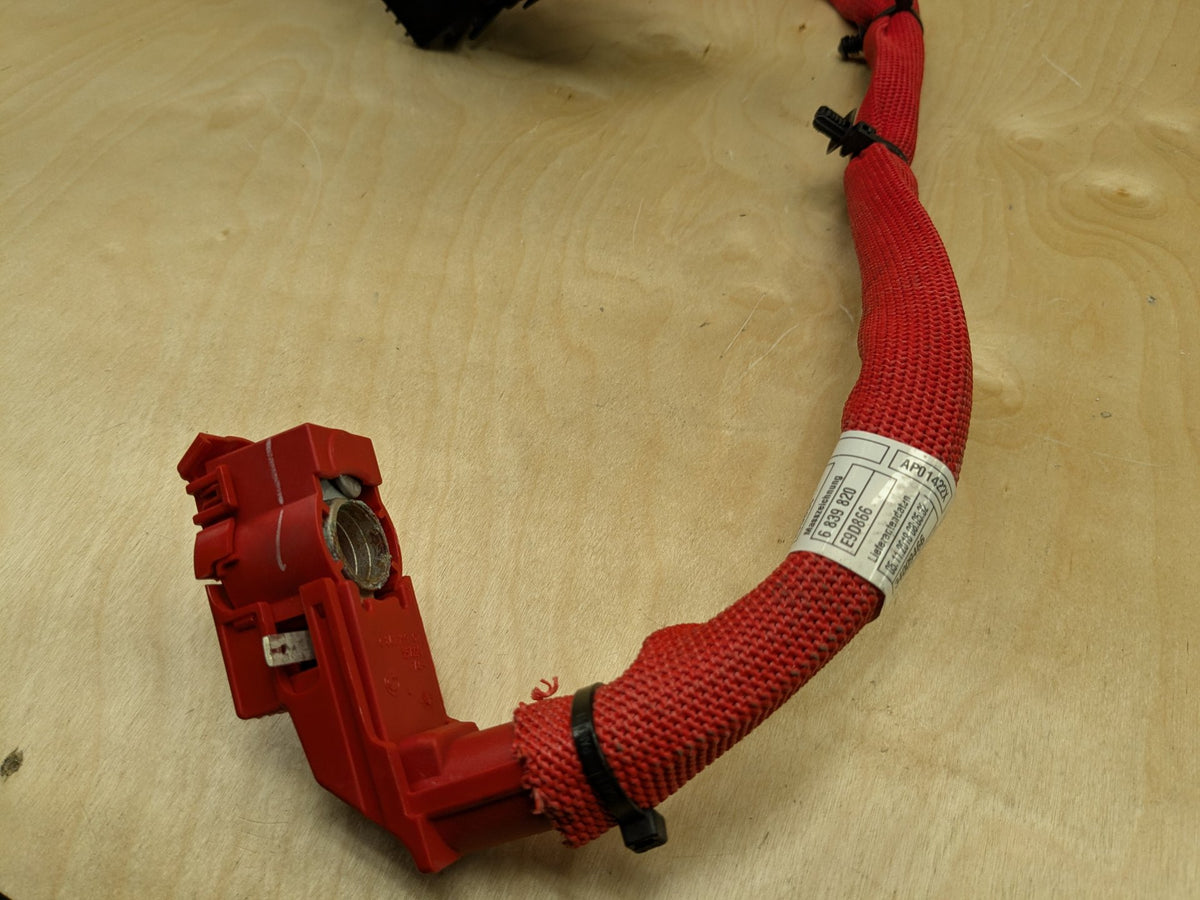 18-21 OEM BMW G01 G02 F98 X3 X4 Battery Plus Pole Terminal Positive Red Cable