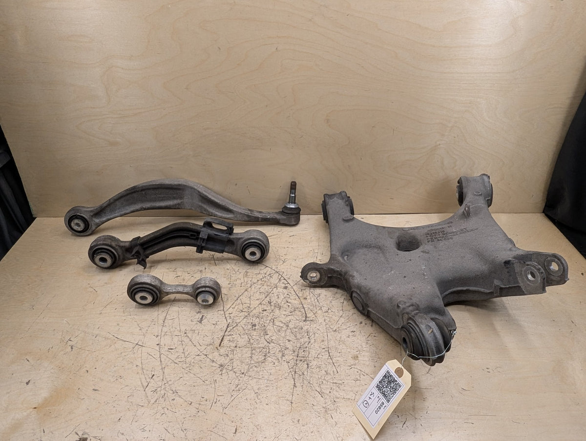 09-18 OEM BMW F02 F06 F10 F13 Rear Right Passenger Upper Lower Control Arm SET