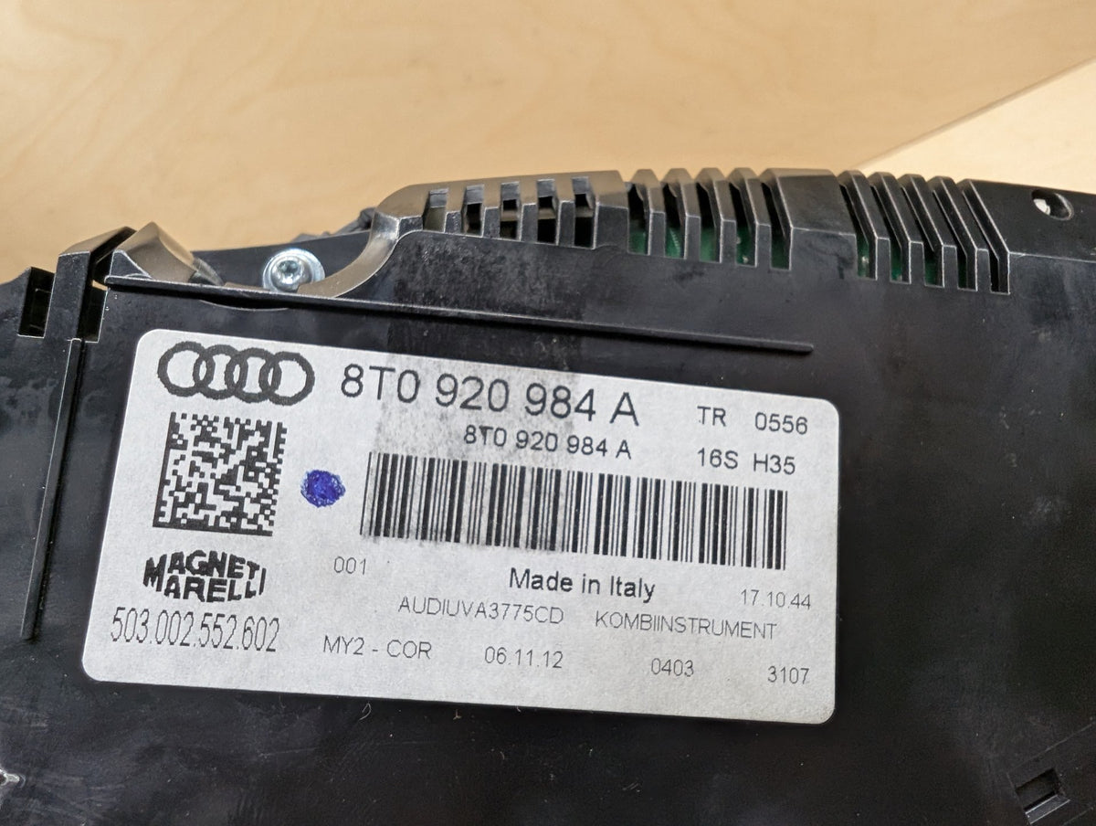 2011-2017 Audi RS5 8T Instrument Speedometer Guage Cluster 8T0920984A OEM