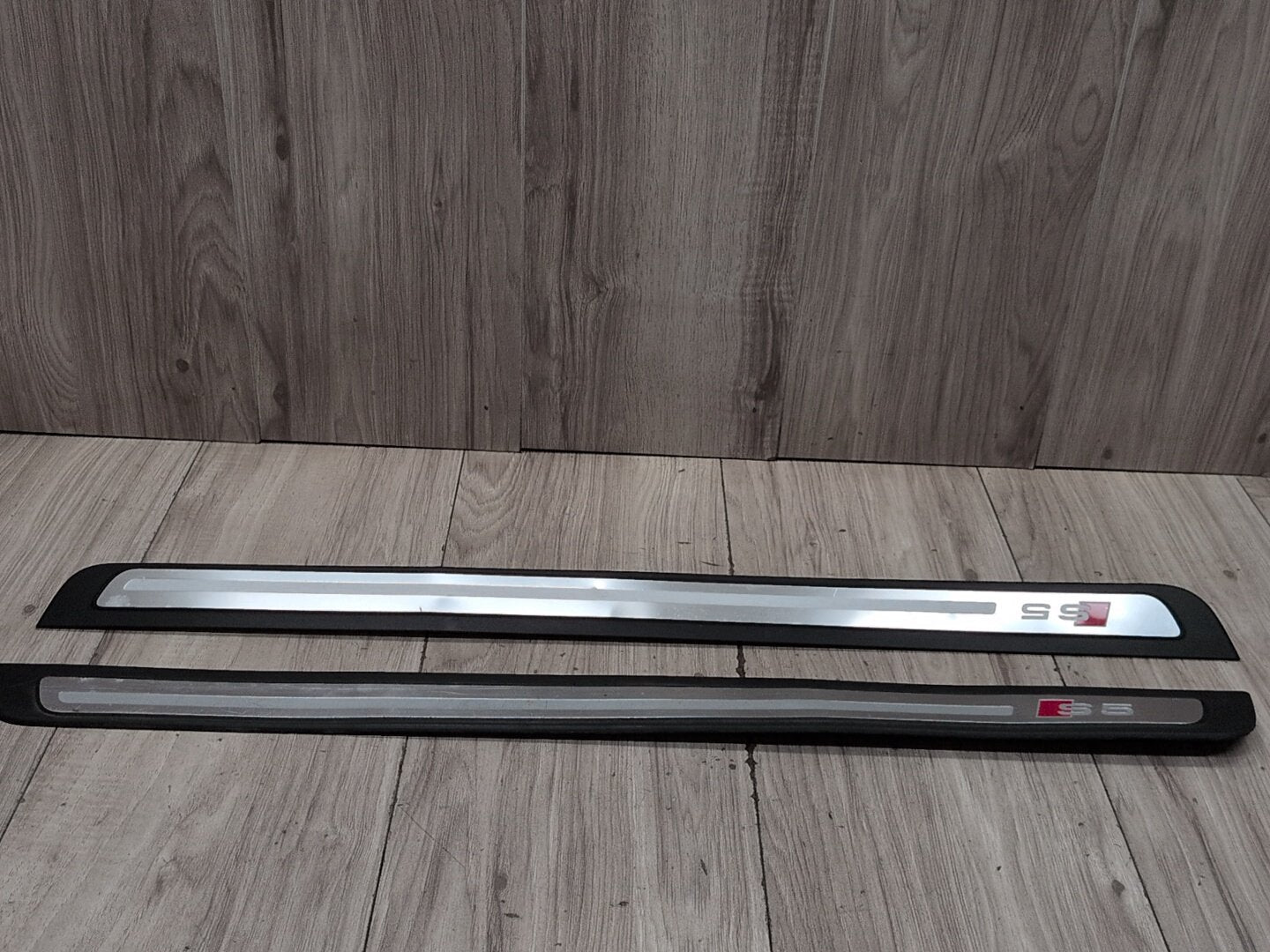 2013 - 2017 Audi S5 8T Front Left Right Scuff Plate Door Sill SET 8T0853373 CTUB