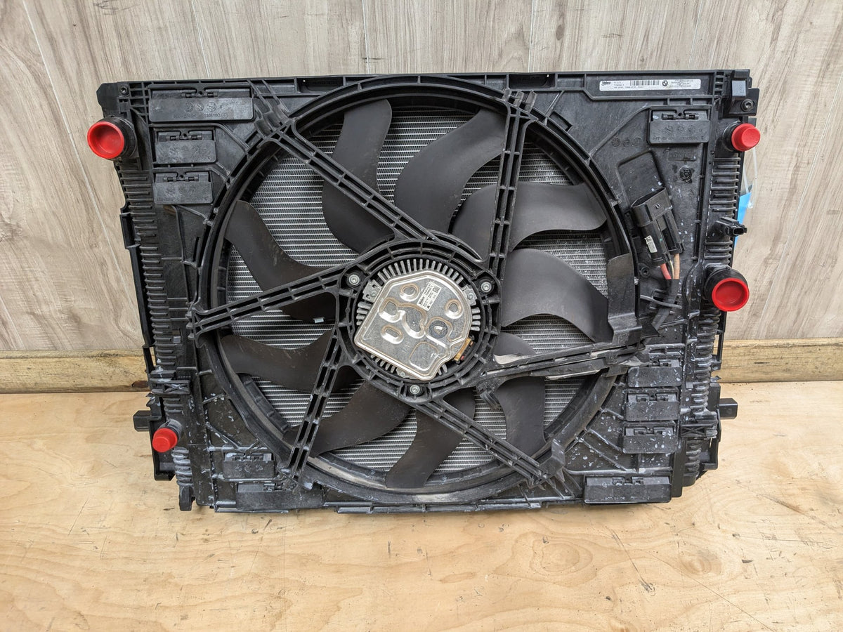 19-26 BMW M440 M340i G20 Radiator Cooling Condenser Fan 850w Shroud Assembly SET