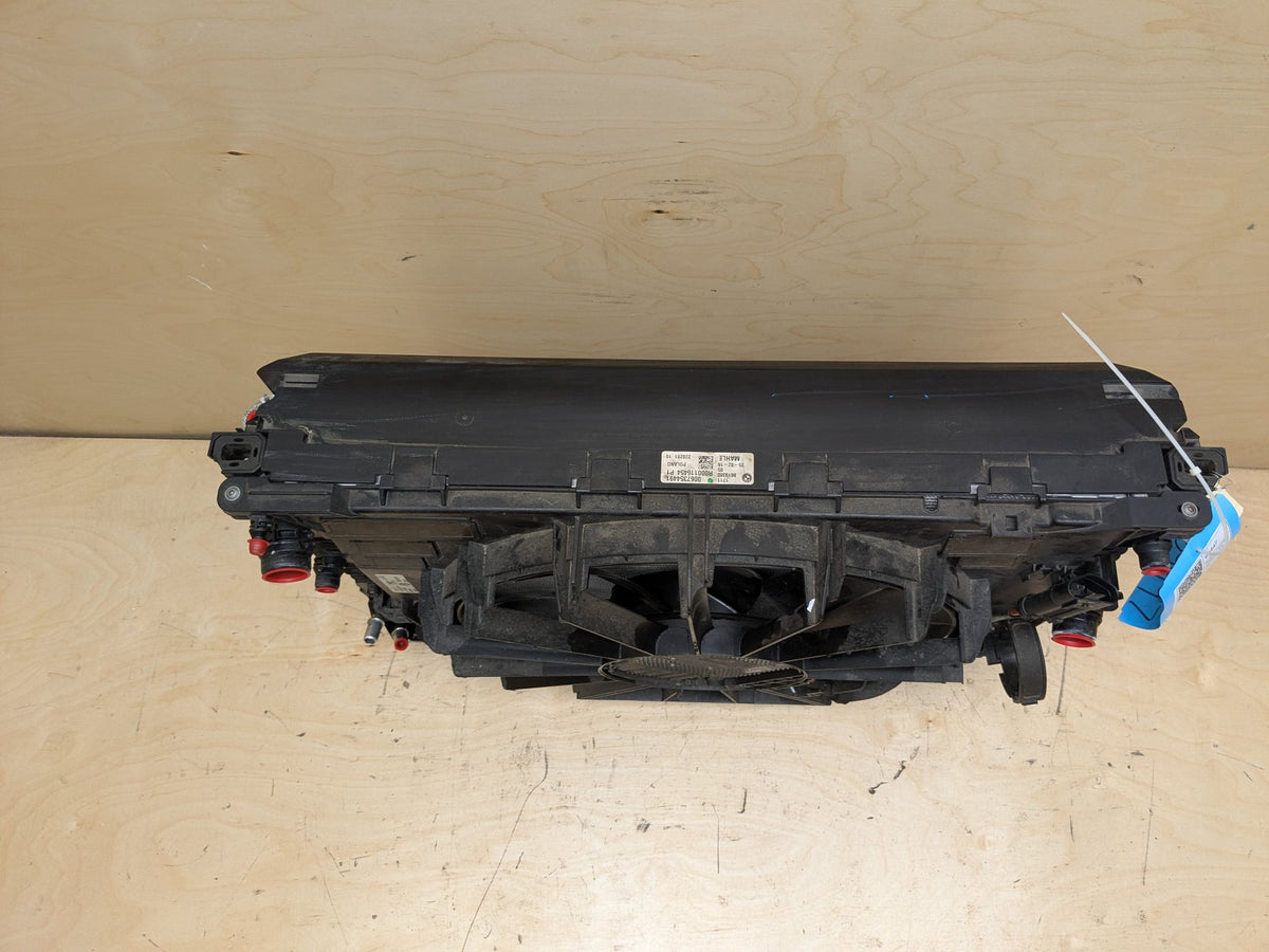16-19 BMW 750i G12 Radiator Cooling Condenser Fan Shroud Assembly SET 850W