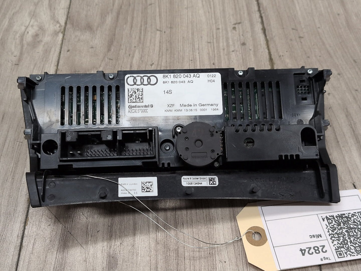 2013-2017 Audi S5 8T Front AC Heater Climate Control Switch 8K1820043A OEM