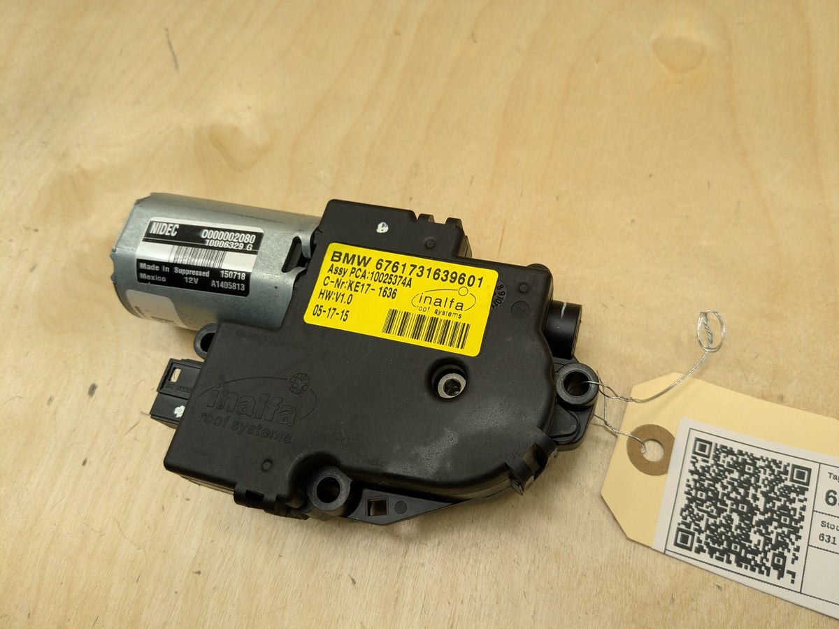 OEM BMW MINI E84 F15 F25 F54 F55 F56 F60 Panoramic Sunroof Drive Motor Actuator