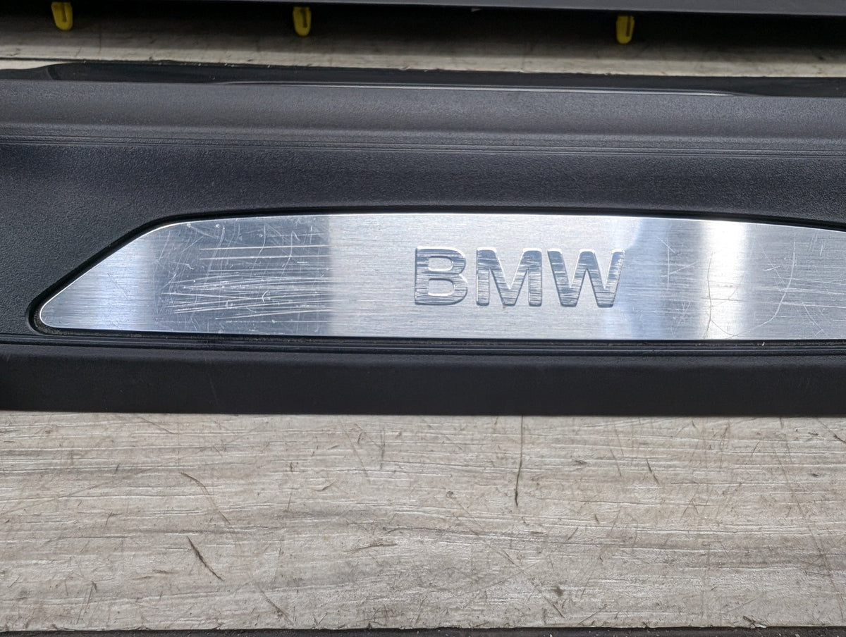 2014-2019 BMW 340 F34 Front Rear Left Right Scuff Plate Door Sill SET 7410460