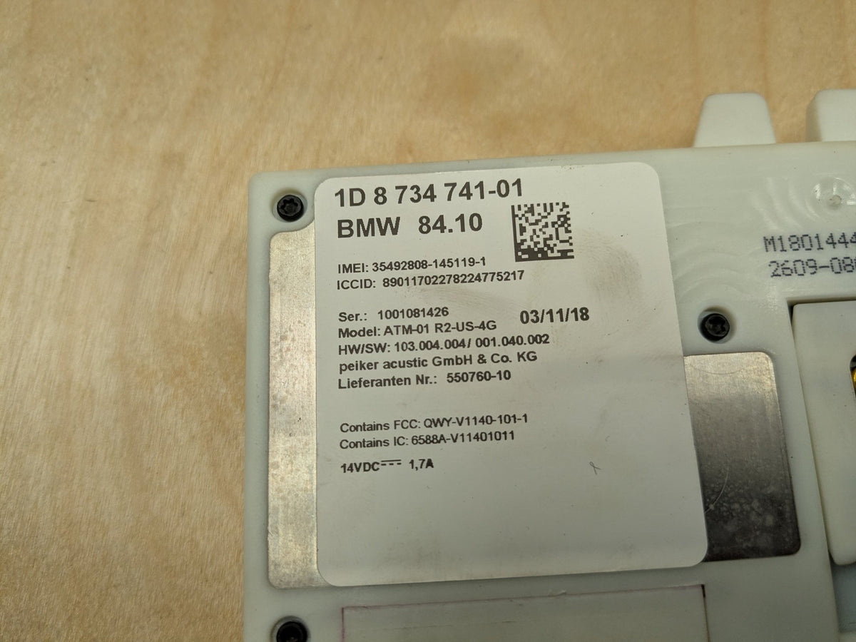 OEM BMW F15 F36 F39 F44 F48 F85 F90 G01 G20 G30 Telematics Control Unit Module