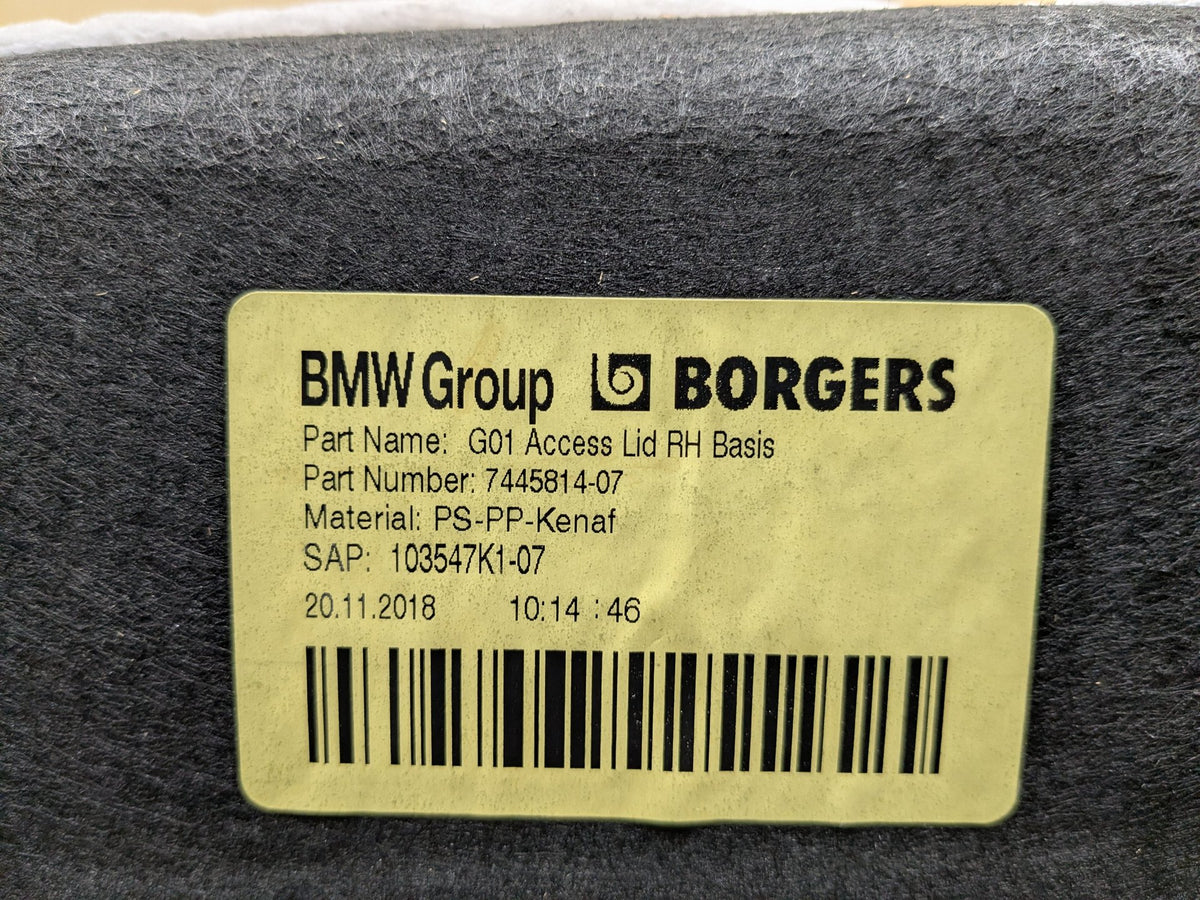 18-24 OEM BMW G01 F97 X3 X3M Rear Right Passenger Trunk Quarter Panel Cover Trim