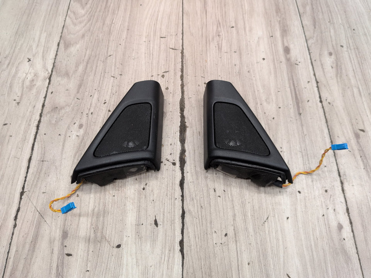 2011-2016 BMW M5 F10 Front Left Right Door Triangle Speaker Assembly SET 7199300