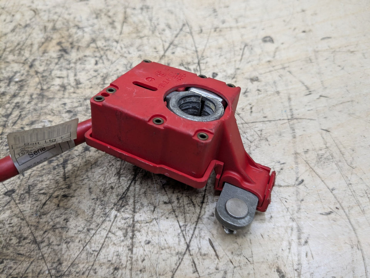 OEM BMW E84 E82 E88 E90 E92 335 M3 Battery Plus Pole Terminal Positive Red Cable