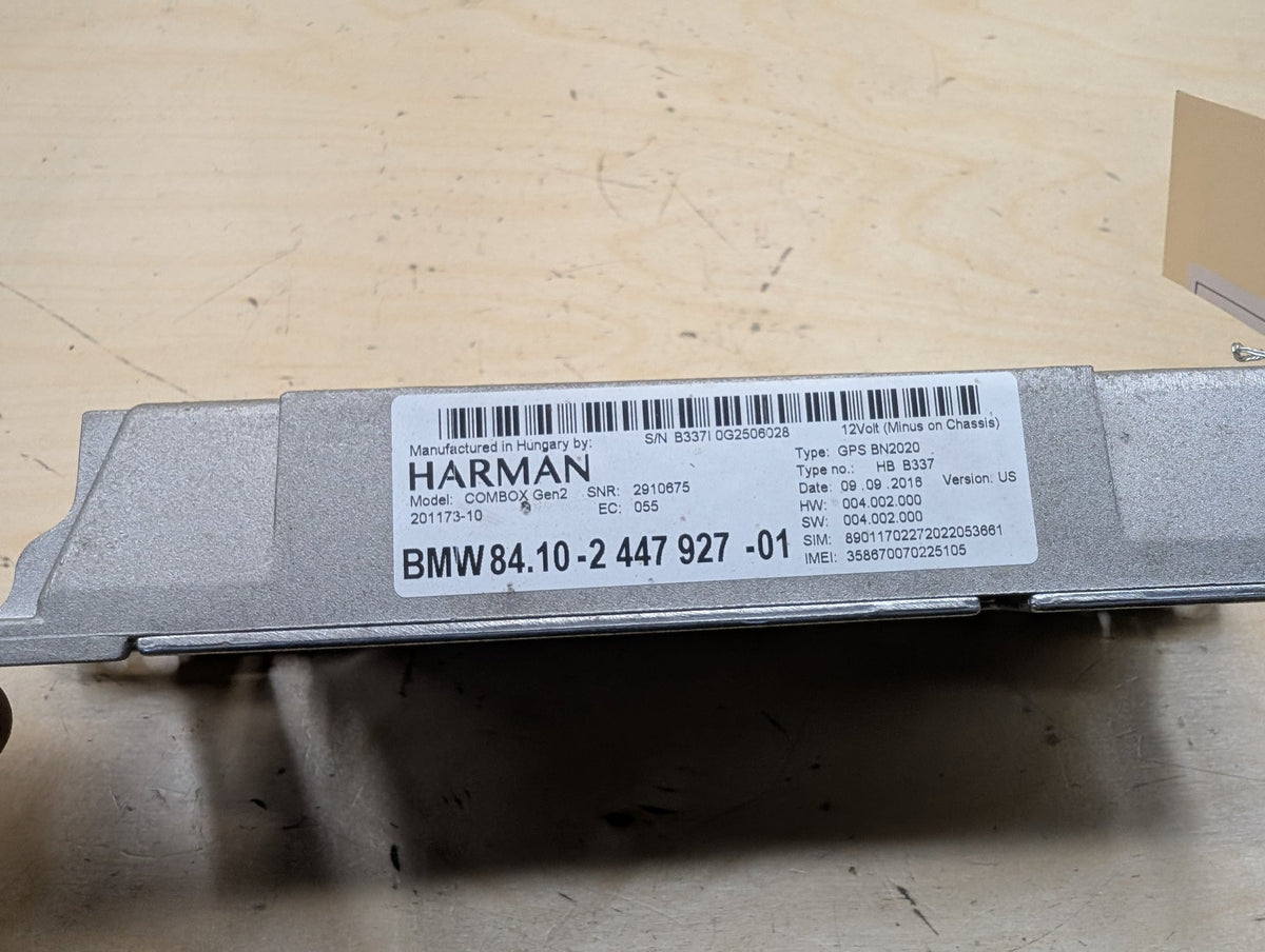 2011-2016 BMW X3 F25 Antenna Telematics Control Module 2447927 OEM