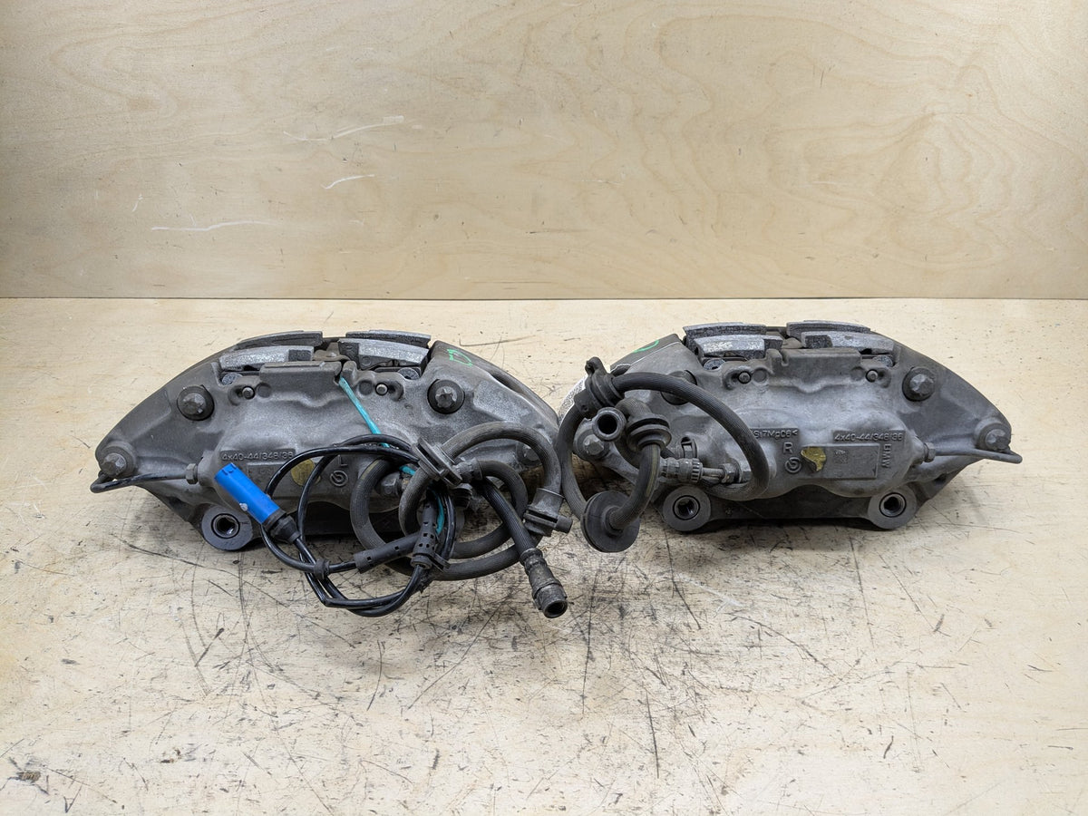 16-22 OEM BMW G11 G12 745eX 750i 750iX Front Left Right Brake Caliper Gray SET
