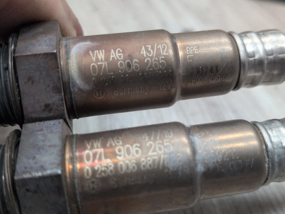 2011-2017 Audi RS5 8T Cat Catalytic Oxygen O2 Lambda Probe Sensors SET 07L906265 OEM