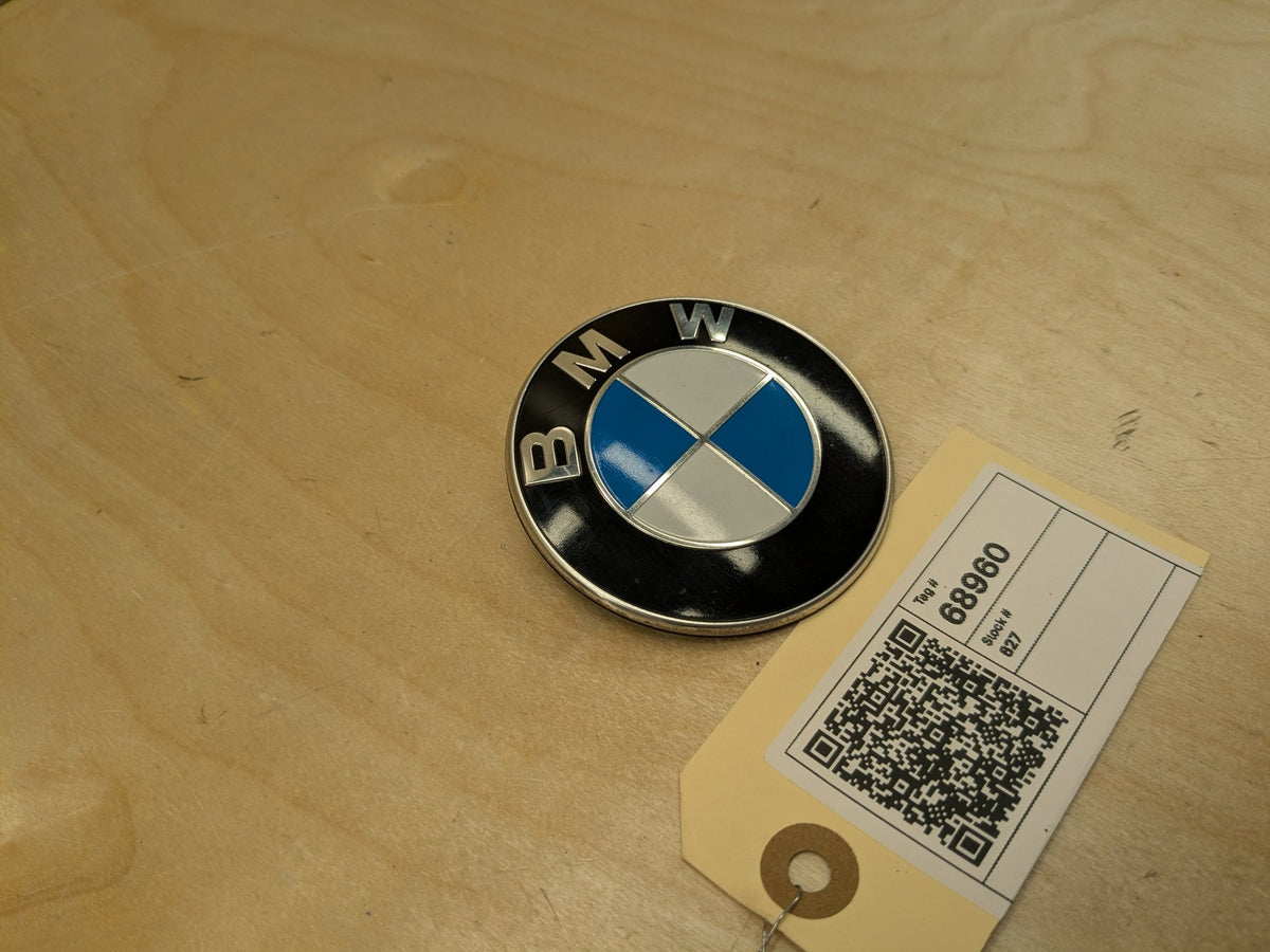 OEM BMW E90 F02 F22 F30 F32 F36 F80 F87 M3 M4 Rear Trunk Lid Round Emblem 74mm