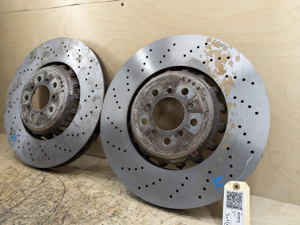 12-19 BMW F06 F10 F12 F13 M5 M6 Front Ventilated Brake Rotor Pair SET