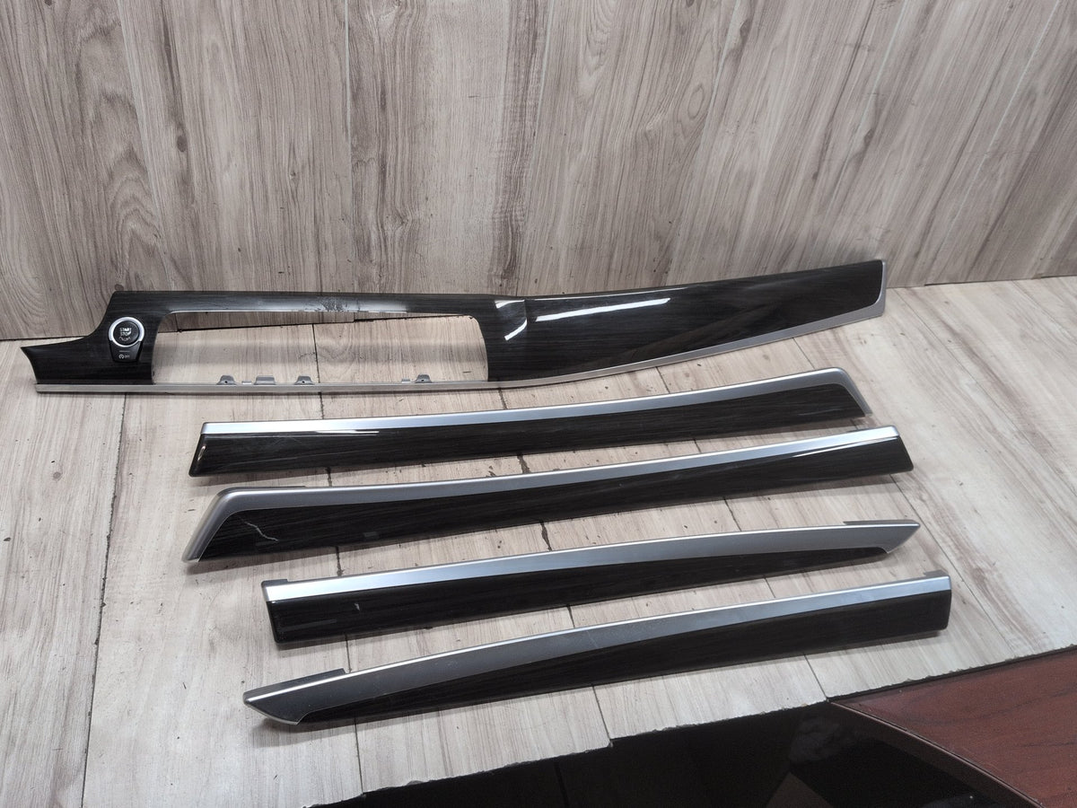2011-2016 BMW M5 F10 Front Rear Left Right Interior Trim SET 7225548 OEM