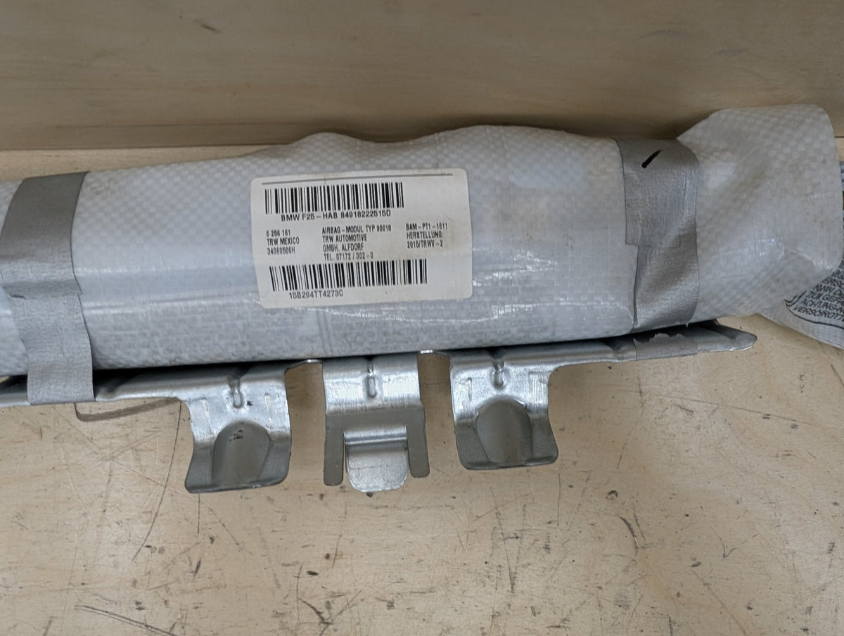 11-17 OEM BMW F25 X3 28 35 Left Driver Top Roof Head Air Bag Airbag Curtain