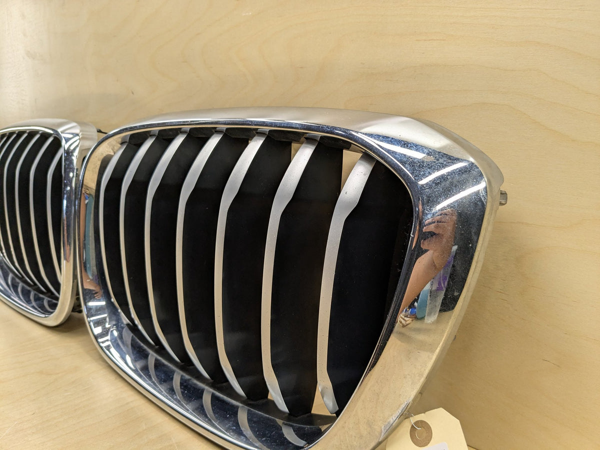 2018-2025 BMW X3 G01 Front Left Right Upper Bumper Cover Kidney Grilles SET 8091725 OEM