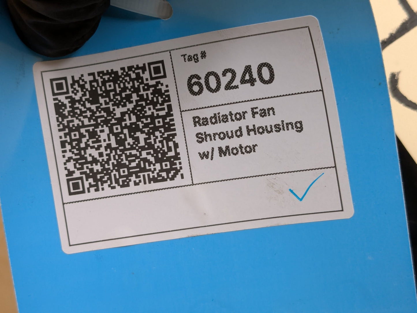 2017-2023 BMW 530i G30 Radiator Fan Shroud Housing w/ Motor 7953400 600W