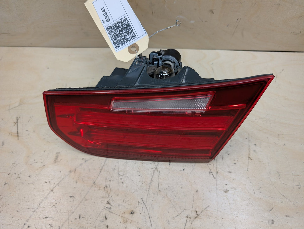 12-15 OEM BMW F30 F80 328 335 M3 Rear Right Passenger Side Inner Tail Light Lamp