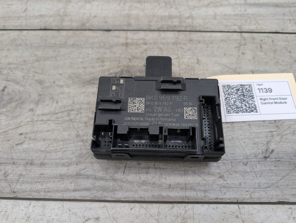 09-17 OEM AUDI Q5 SQ5 Rear Right Passenger Door Control Module Unit