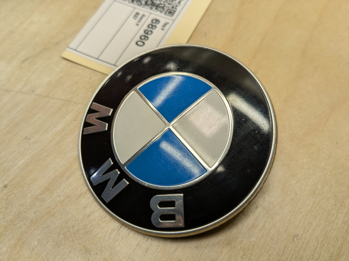 OEM BMW E90 F02 F22 F30 F32 F36 F80 F87 M3 M4 Rear Trunk Lid Round Emblem 74mm