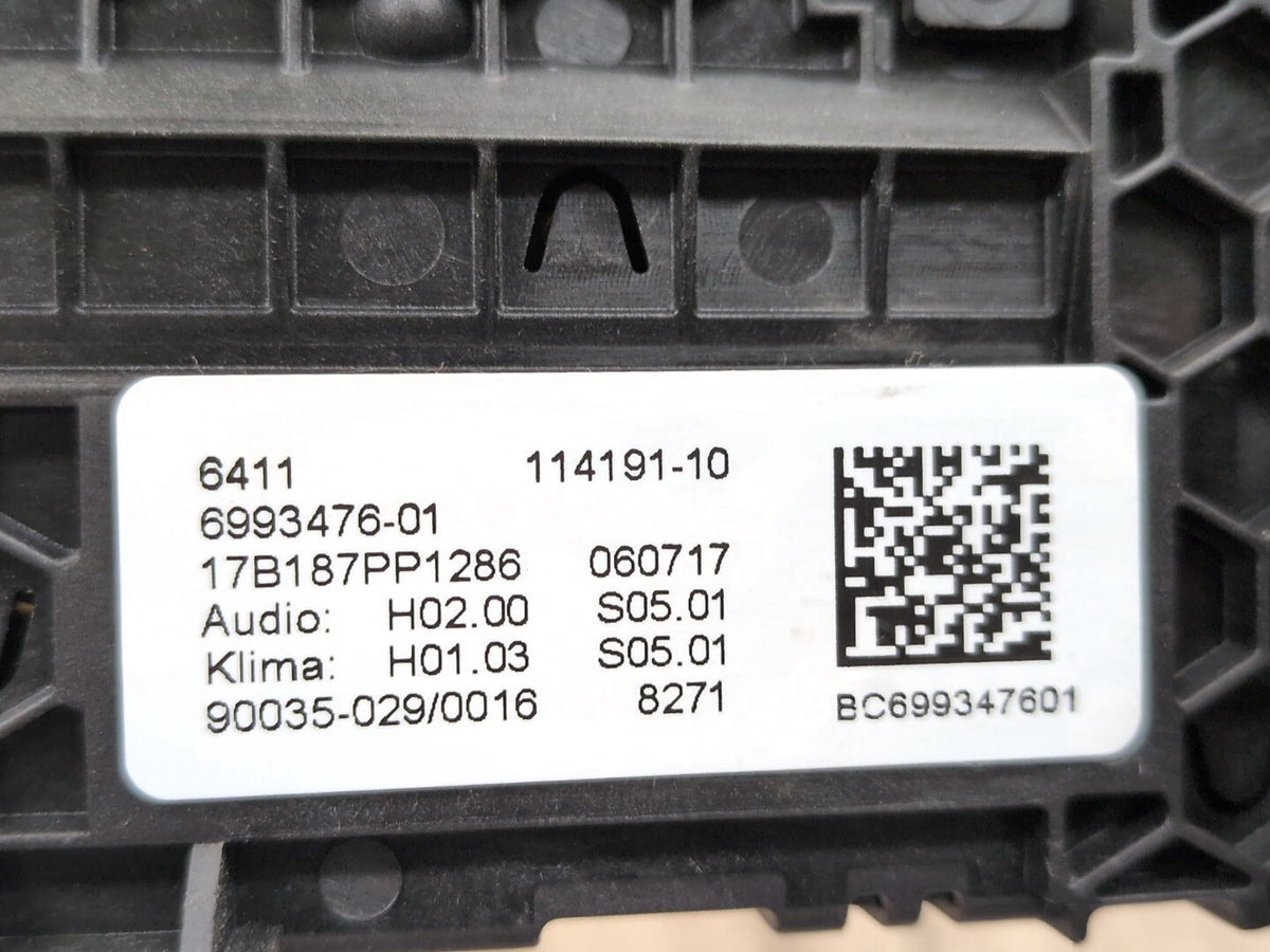 2016-2022 BMW 750i G12 Front AC Heater Climate Control Switch 6993476 OEM