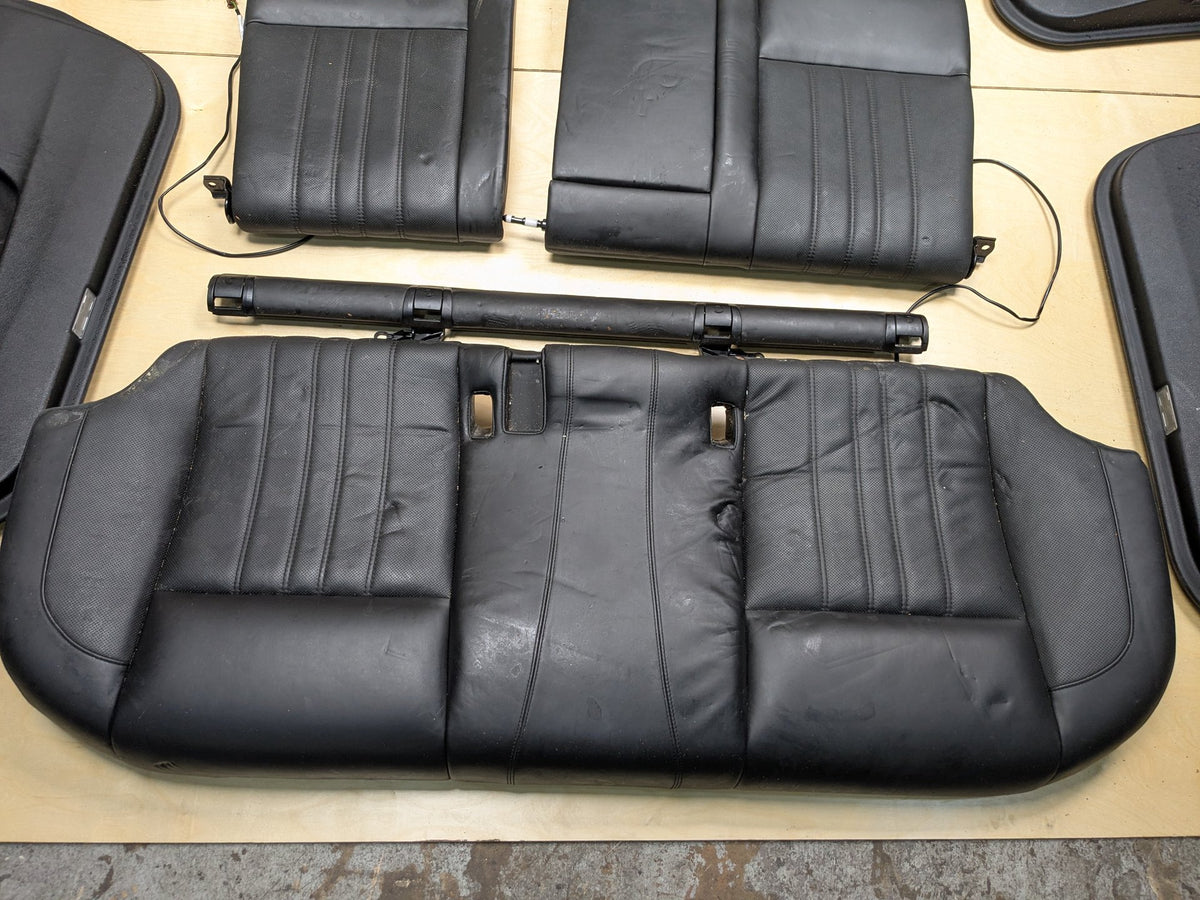 11-13 OEM BMW F10 M5 Front Rear Left Right Interior Seats Door Panels BLACK