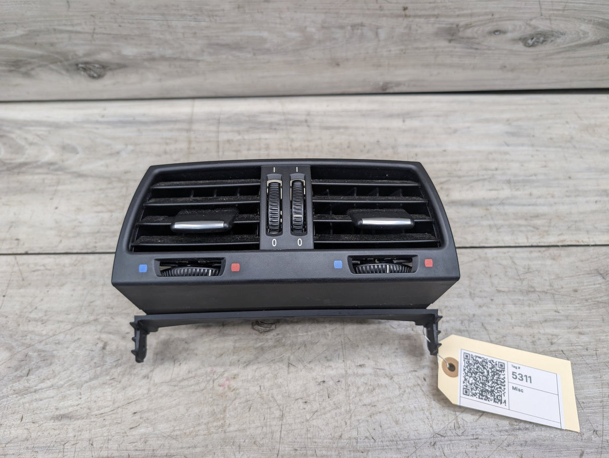 07-14 OEM BMW E70 E71 X5 X6 X5M X6M Rear Center AC Air Vent Grille Black