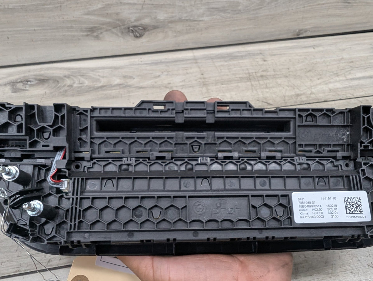 18-21 OEM BMW G01 F97 X3 X3M AC Climate Control Panel Radio Media Buttons