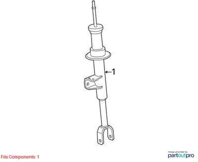 OEM BMW G30 530 540 FRONT Right Side Suspension Strut Shock Absorber Spring