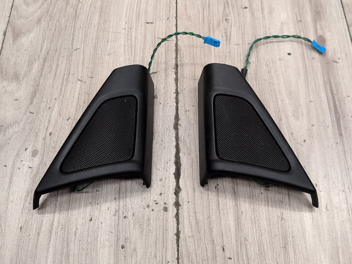 2011-2016 BMW 535i F10 Front Left Right Door Triangle Corner Speaker Assemblys SET 9175695