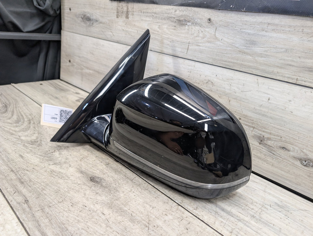 18-24 OEM BMW G01 X3 Left Driver Side Mirror Heated Memory Auto Dip SHADOW GLOSS