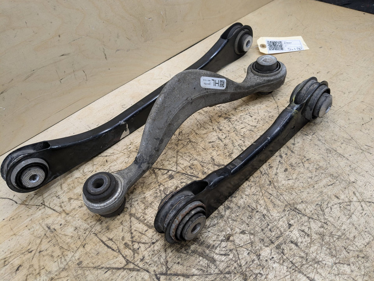 16-23 OEM BMW G11 G12 G15 G16 G30 Rear Left Driver Upper Lower Control Arm SET