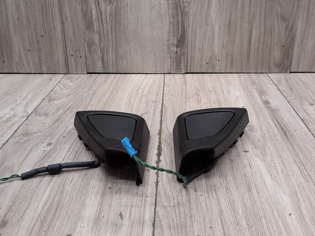 2011-2016 BMW 535i F10 Front Left Right Door Triangle Corner Speaker Assemblys SET 9175695